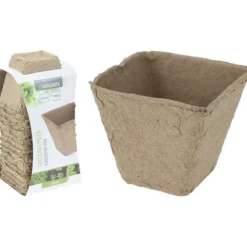 14 BIODEGRADABLE KVADRATER IDEAL FÖR PLANERING 6X6CM
