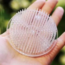 4 blomformade blomsterarrangemang i klar plast, 70 mm