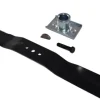 56 CM gräsklippare kniv + knivfäste + kil + skruv för Scheppach