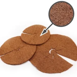 3 Coconut Mulching-skivor 45 cm Kokosfibermatta Kokosfiber Växtskyddsmatta Kokosnöt