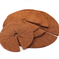 5 Coconut Mulching-skivor 60 cm Kokosfibermatta Kokosfiber Växtskyddsmatta Kokosnöt