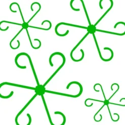 4 delar växtstöd återanvändbara växtodlingstillbehör, olika storlekar klätterväxtpinnar för inomhusväxter dekoration, gröna