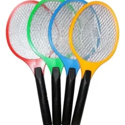 1 ENHET-Elektrisk flugdödarracket Anti Insect LED Myggracket Elektrisk flugsmällare Batteridriven