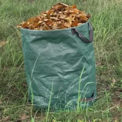 63 gallon trädgårdsväska | Bärbar Heavy Duty Återanvändbar soppåshållare | [411] Leaf Yard Waste Bag