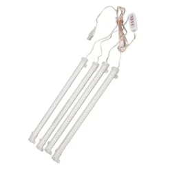 4 Heads USB-kontakt Dimbar Full Spectrum LED Grow Light med timerfunktion för inomhussuckulenter - 4000K 168 LEDs