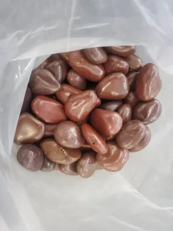 20 kg Polerad småsten Flodsten Pebbles Trädgårdsgrus Prydnadsgrus Röd