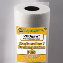 475 m² Geotextil fleece Trädgårdsfleece Ogräsbekämpningstyg Dräneringsfleece 200 g 1,9 m