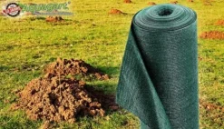 88 m² Molsäkert nät Mullvadsbarriär Mullvadsgaller 150 g 2 m brett