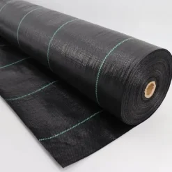 40 m² Ogräsbekämpningsmembran Ogräsliner Mulchliner 100 g 1,65 m bred