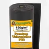 210 m² Ogräsbekämpningstyg Trädgårdsfleece Mulchtyg Ogräsbekämpningsmembran 150 g 1 m bred PES