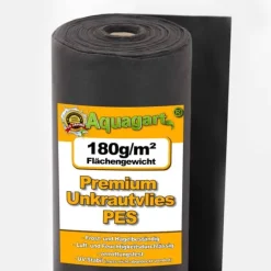 450 m² Ogräsbekämpningstyg Trädgårdsfleece Mulchtyg Fleece 180 g 2 m bred Premium Quality