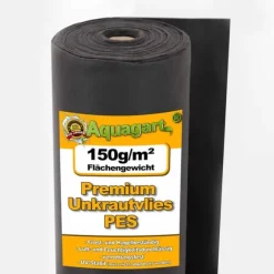 70 m² Ogräsbekämpningstyg Trädgårdsfleece Mulchtyg Ogräsbekämpningsmembran 150 g 1 m bred PES