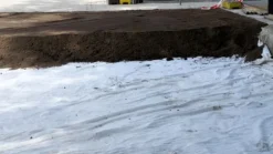 400 m² Trädgårdsfleece Ogräsbekämpningstyg Dräneringsfleece 150 g 1 m bred