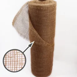 45 m x 1 m Jutetyg 105 g/m² Jutematta Trädgårdsjute Jutetyg Säckväv Juteband