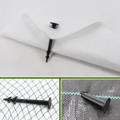 100 Nätankare Markankare för dammnät Bladskyddsnät Täcknät