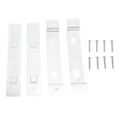 2 set Fågelhushängarfäste Galvaniserat stål Fågelhusmonteringsfäste för matare boboxar