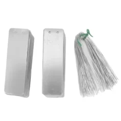 100 st. dubbelsidiga skrivbara metalletiketter för utomhusträdgårdsskötsel Hög hållbarhet i aluminium Växtetiketter Trädidentifieringsetiketter