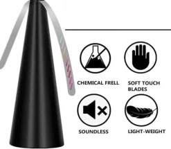 2 ST Flugfläktar för bord Flugfläkt för uteplats Håll flugor och insekter borta