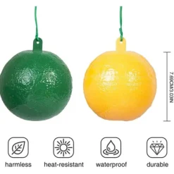 10 st fruktflugfälla med klibbig knottdödare fruktflugfällor Effektiv flugfångare Insektsfälla för inomhus utomhuskök