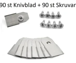 90 st Knivblad Knivar till Husqvarna Automower Gardena Silver