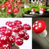 50 st Mini svampdekoration Miniatyrträdgårdshantverk liten konstgjord svamp