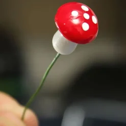 50 st Mini svampdekoration Miniatyrträdgårdshantverk liten konstgjord svamp