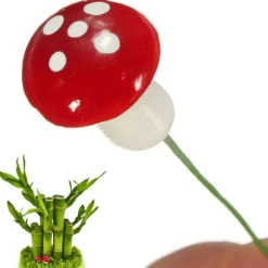 50 st Mini svampdekoration Miniatyrträdgårdshantverk liten konstgjord svamp