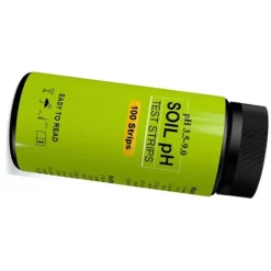 100 st. pH-testremsa för jord 3,5 till 9 intervall med hög noggrannhet pH-testpapper för trädgårdsgräs