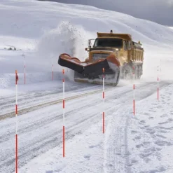 20 st Reflekterande Uppfartsmarkörer, 1/4 Diameter, 48 Tum Snöpinnar, med Reflexfunktion