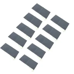 10 st sandfria sandsäckar med dragsnöre, översvämningsskydd i polyester, 23 x 49 cm, dammsäck för källargarage, översvämningsskydd, grå