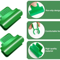 40 st stora växthusklämmor i plast 11-12 mm för nättunnelklämmor, växthusfilmklämmor för stöd för säsongsbetonade växtförlängningar