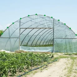 40 st stora växthusklämmor i plast 11-12 mm för nättunnelklämmor, växthusfilmklämmor för stöd för säsongsbetonade växtförlängningar