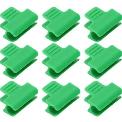 100 st Trädgårdsskjulklämmor Plaststabil mångsidig filmskuggningsnätklämmor för växthus 11 mm/0,43 tum