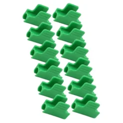 100 st Trädgårdsskjulklämmor Plaststabil mångsidig filmskuggningsnätklämmor för växthus 11 mm/0,43 tum