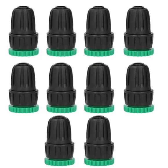 10 st trädgårdsslangsadapter G1/2 tum G3/4 tum krankopplingskopplingar bevattningstillbehör