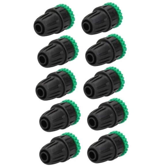 10 st trädgårdsslangsadapter G1/2 tum G3/4 tum krankopplingskopplingar bevattningstillbehör