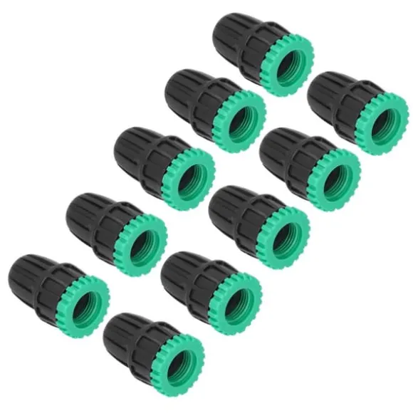 10 st trädgårdsslangsadapter G1/2 tum G3/4 tum krankopplingskopplingar bevattningstillbehör