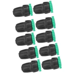 10 st trädgårdsslangsadapter G1/2 tum G3/4 tum krankopplingskopplingar bevattningstillbehör