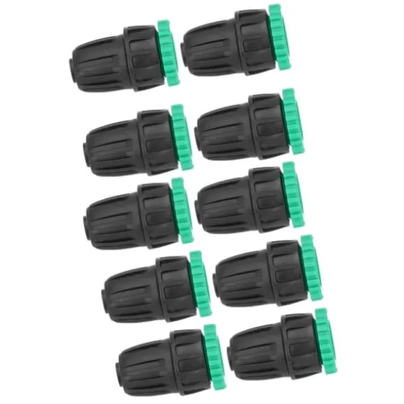 10 st trädgårdsslangsadapter G1/2 tum G3/4 tum krankopplingskopplingar bevattningstillbehör