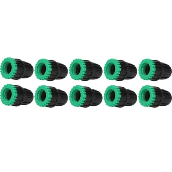 10 st trädgårdsslangsadapter G1/2 tum G3/4 tum krankopplingskopplingar bevattningstillbehör