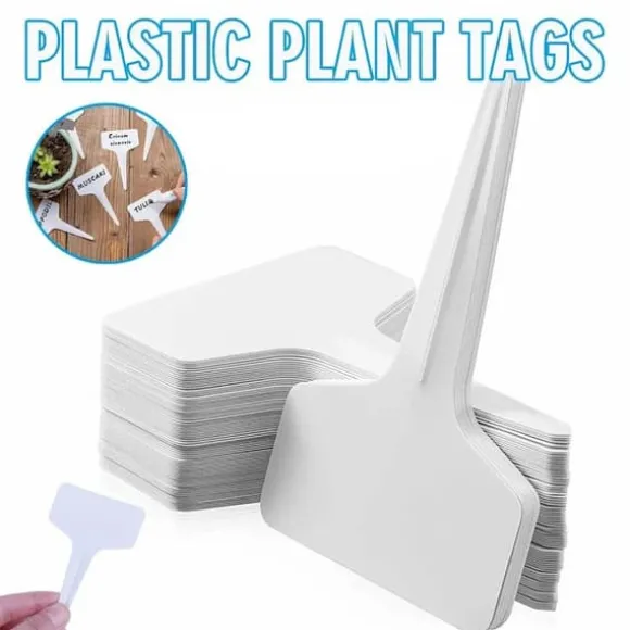 100 st T-typ Växt Frö Etikett Återanvänd planta Trädgård markör