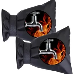 2 st utomhuskranskydd, frostskyddskåpa för vinterkran, utomhuskranskydd, trädgårdskranskydd