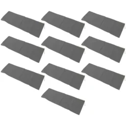 10 st. översvämningssandsäckar professionella tomma regnsäkra dragsko översvämningsskyddssandsäckar för husdörr garage källare grå