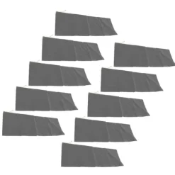 10 st. översvämningssandsäckar professionella tomma regnsäkra dragsko översvämningsskyddssandsäckar för husdörr garage källare grå