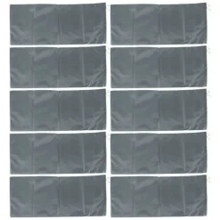 10 st översvämningssandsäckar professionella tomma regnsäkra översvämningssandsäckar för husdörr Garage källare Grå