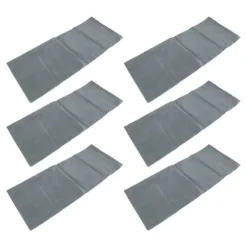 10 st översvämningssandsäckar professionella tomma regnsäkra översvämningssandsäckar för husdörr Garage källare Grå