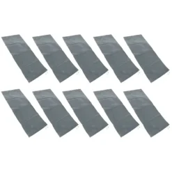 10 st översvämningssandsäckar professionella tomma regnsäkra översvämningssandsäckar för husdörr Garage källare Grå