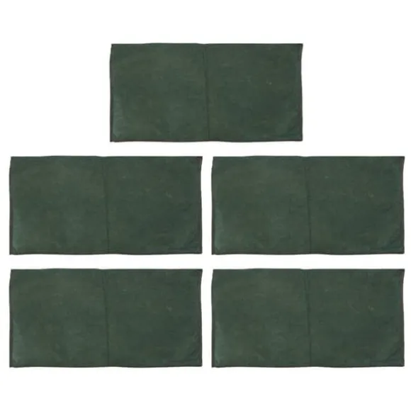 5 st. översvämningsvattenbarriärpåsar i icke-vävt tyg, absorberande harts, översvämningsförebyggande rör, återanvändbar översvämningskontrollpåse