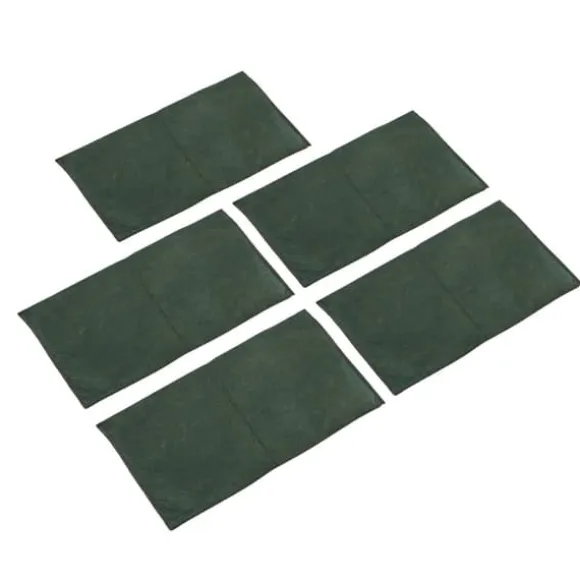 5 st. översvämningsvattenbarriärpåsar i icke-vävt tyg, absorberande harts, översvämningsförebyggande rör, återanvändbar översvämningskontrollpåse