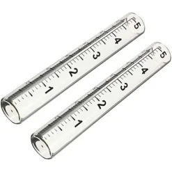 2 STK 5 tums kapacitet Regnmätare glasersättningsrör för trädgårdsgård